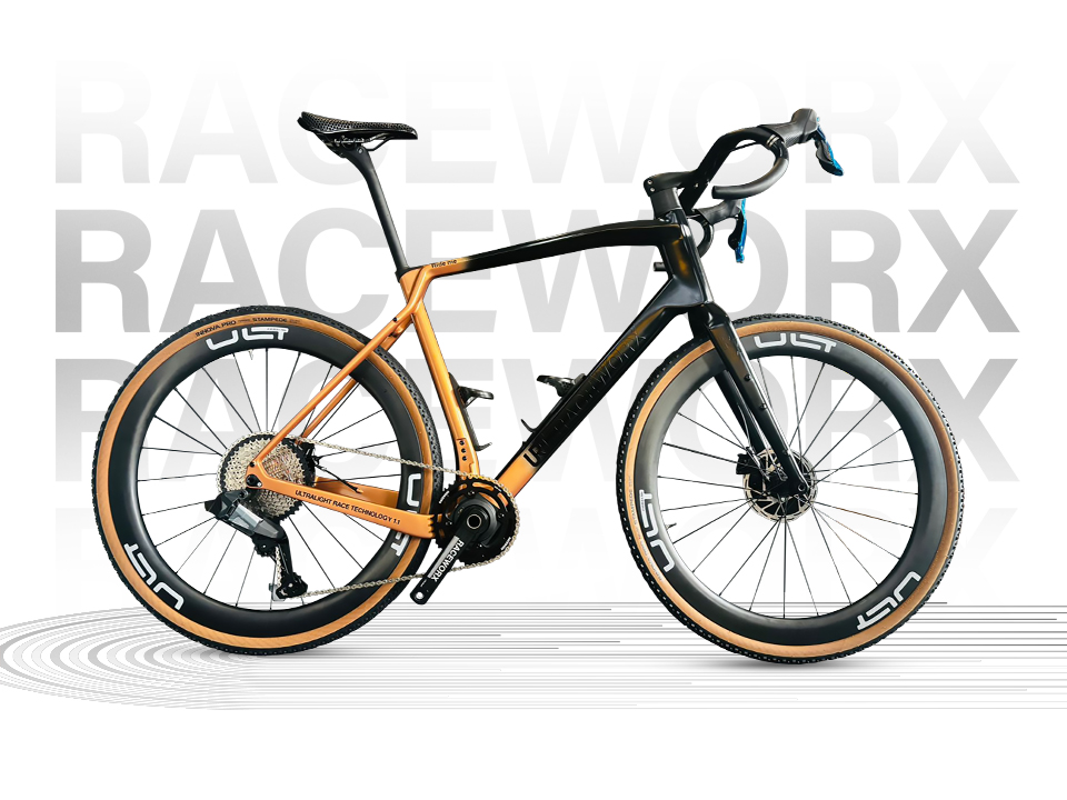 GRAVEL Black · Gold Black Logo · Electronic · C · Wheels