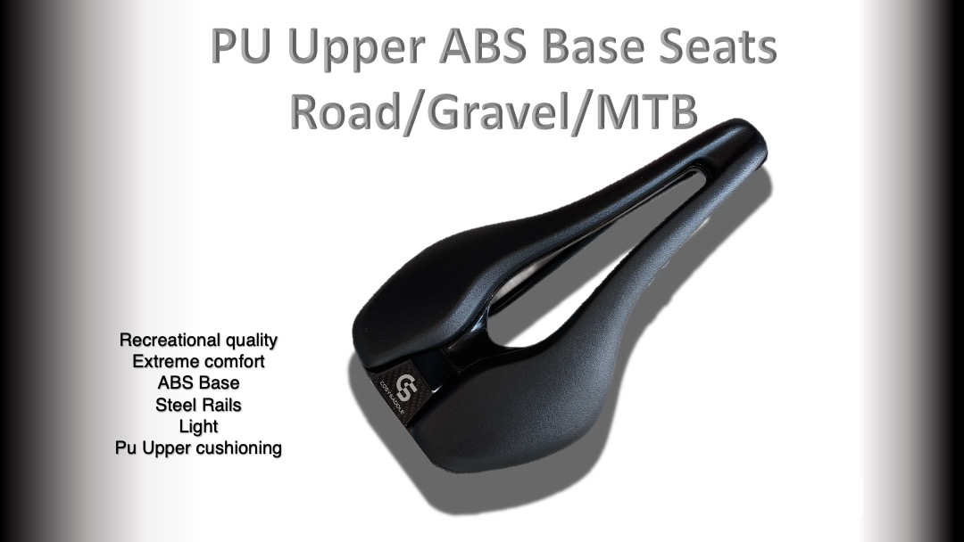 SEATS road seat ( Black )  (Plastic Base) PU Leather