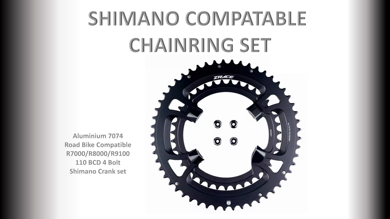 ROAD (52/36T) 110BCD 4 Bolt (Shimano R7000/R8000/R9100) Set