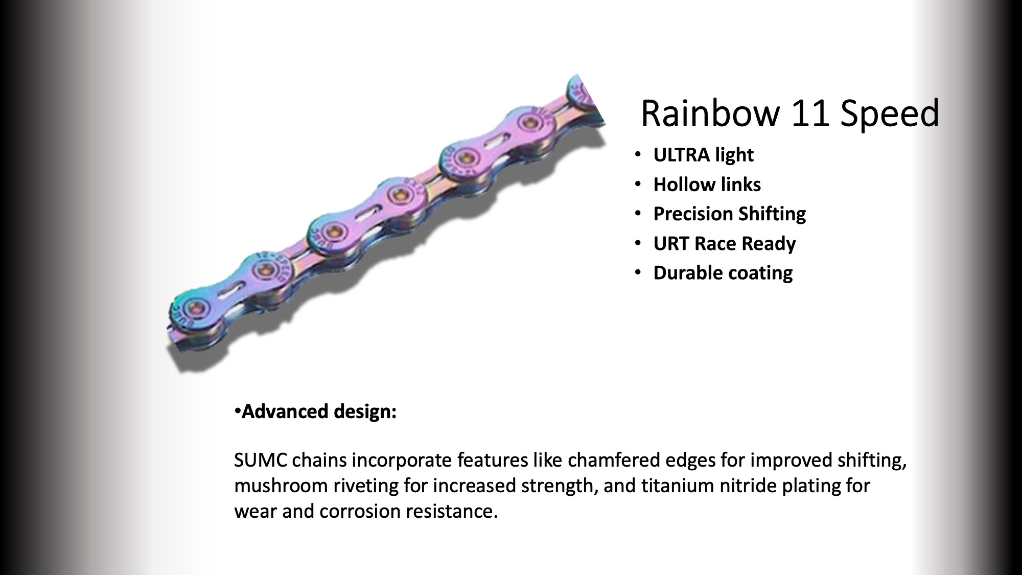 11s CHAIN  SUMC 116 LINKS (SX11EL) Rainbow