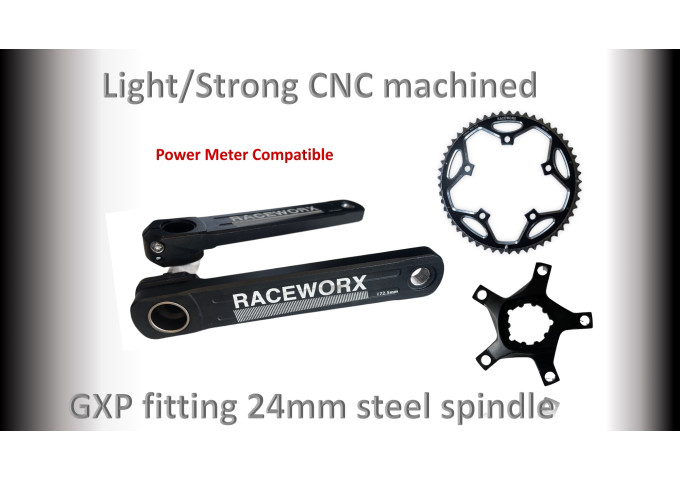 CRANK SET Road bike 170mm, 24mm Spindle