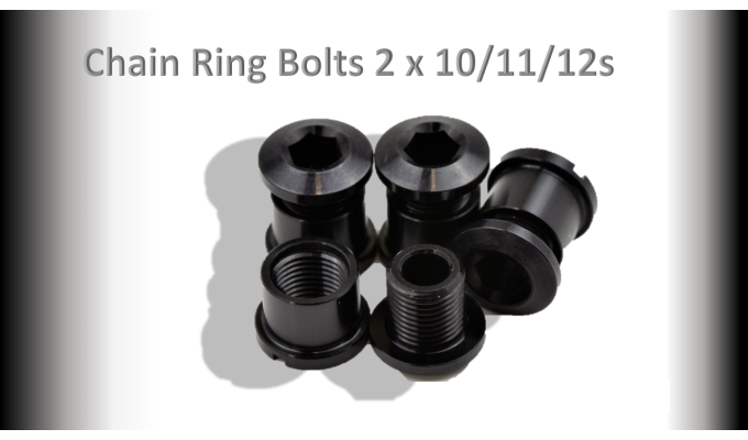 ROAD Chainring Bolts - 5 pcs (6mm - 5mm) for 1x Chainring set