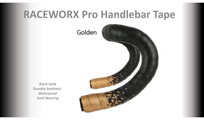 TAPE HANDLE BAR Road Bike Tape - Gold Tapered