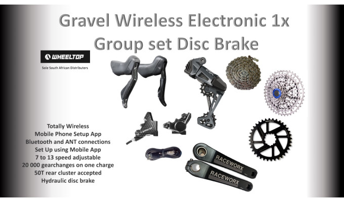 WHEELTOP EDS Electronic Gravel 1x12 GX-RX6701-SGS (Full Set)