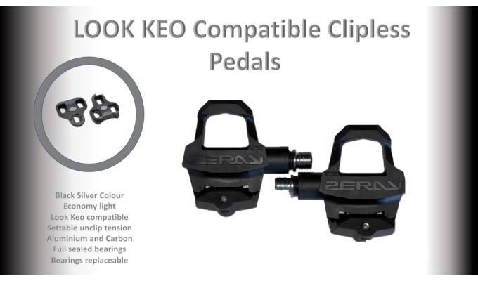 PEDALS LOOK compatiable Black