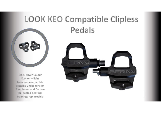 PEDALS LOOK compatiable Black