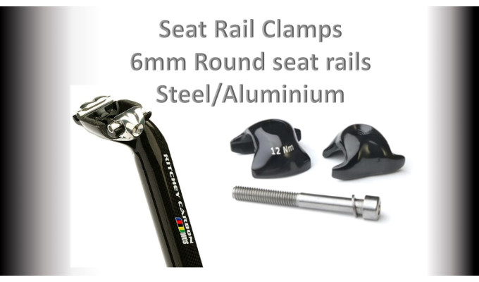 SEAT Rail Clamps 6mm round Steel-Aluminium Seat Rails