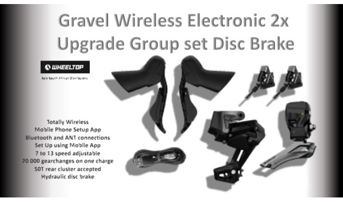 WHEELTOP EDS Electronic Gravel Disc Brake 2x12 A7100 (Upgrade set)