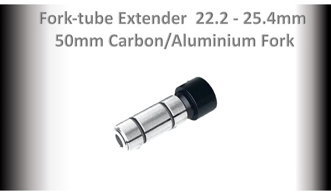 HEADTUBE EXTENDER 22.2 - 25.4mm for 28.6mm-50mm Carbon/Aluminium Fork