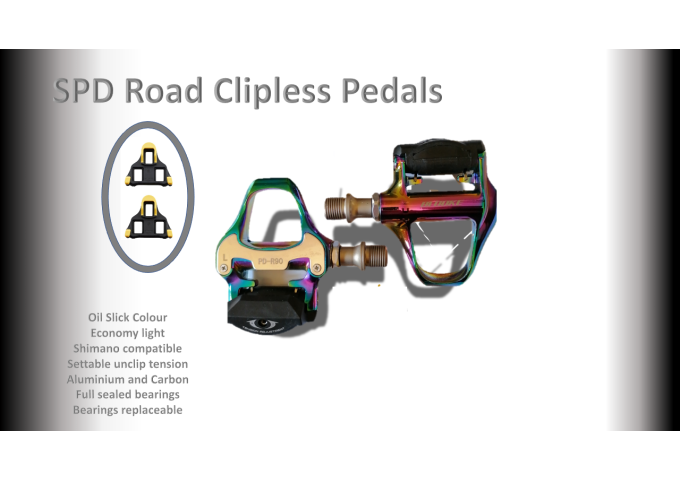 PEDALS Shimano compatiable Oil Slick