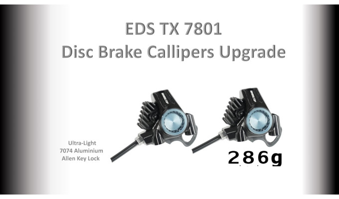 WHEELTOP EDS Electronic Road/Gravel Disc Brake Calliper Set (Upgraded)
