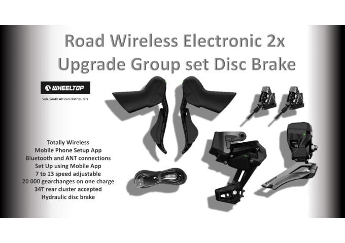 WHEELTOP EDS Electronic Road Disc Brake 2x12 A7100 (Upgrade set)
