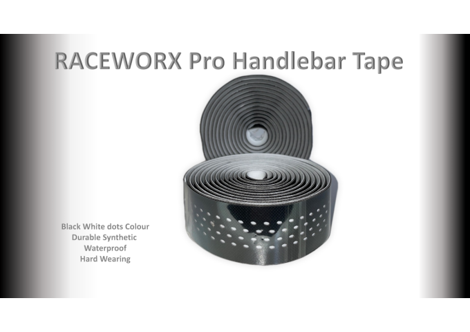 TAPE HANDLE BAR Road Bike Tape - White Dots