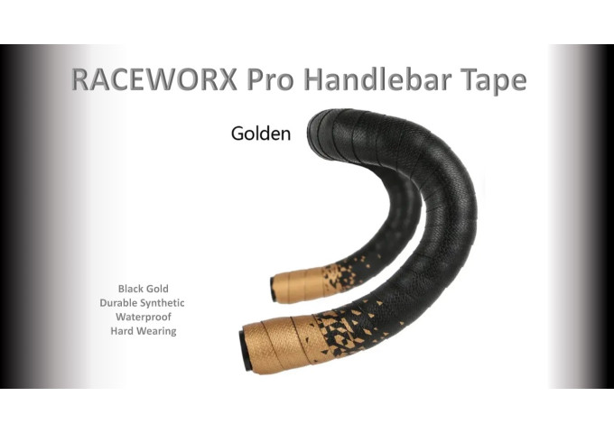 TAPE HANDLE BAR Road Bike Tape - Gold Tapered